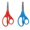 Westcott Kids Scissors, 5 Inch, Blunt, Pack of 6-3 Red and 3 Blue view 2