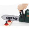 Kids Electric Chainsaw Toy Tool Pretend Play Set with Safety Goggles, Work Gloves | Rotating Chain and Realistic Sound Effects view 3