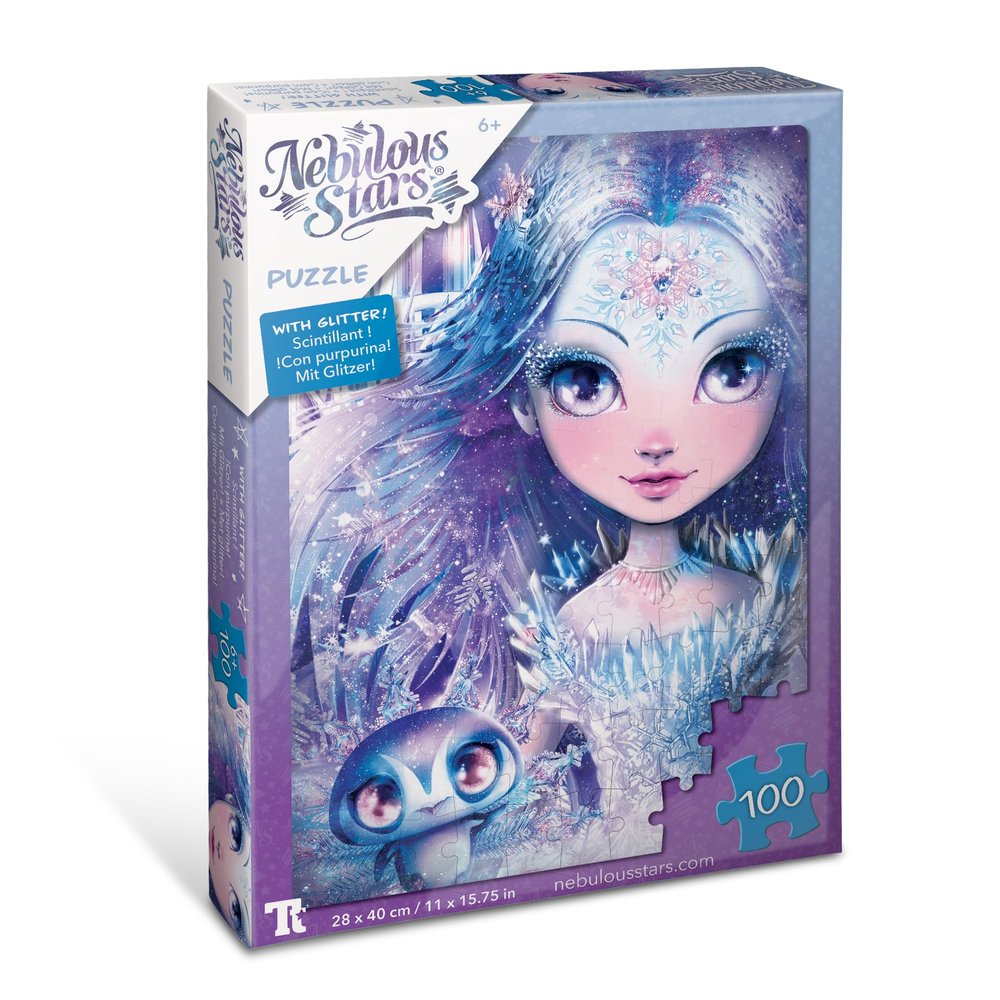 Sparkling Puzzle 100 Pieces - Iceana & Blizzia by Nebulous Stars