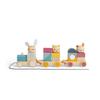 Bigjigs Toys, FSC Certified Wooden Toy Train, Pull Along Toy for 1 Year Old, Wooden Train, Kids' Pull-Along Wagons, Animal Passengers, Suitable for Hard and Soft Surfaces view 1