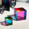 CMY Cubes Original (50mm) - Cyan, Magenta & Yellow Cube - Optical Color Cube - Teaches Subtractive Color Mixing for Ages 15+, Educational, Scientific, Physics & Kinetic Art Desk Object, STEAM view 1