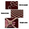 Rope Netting Decor, Hemp Rope Safety Net Stairs Balcony Net Treehouse Climbing Woven Rope Truck Cargo Trailer Netting Heavy Duty Birds Nets Hammock Playground (Size : 1 * 6m(3 * 20ft)) view 3