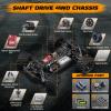 HAIBOXING 1:18 Scale RC Monster Truck 18859 36km/h Speed 4X4 Off Road Remote Control Cars,Waterproof Electric Powered RC Cars All Terrain Toys Vehicles with 2 Batteries, Xmas Gifts for Kid and Adults view 4