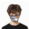 BARSUPPLY 6-Pack Kids Halloween Face Mask, Reusable, Washable Face Cover, One Size fits Most Kids, Boys and Girls Masks view 2