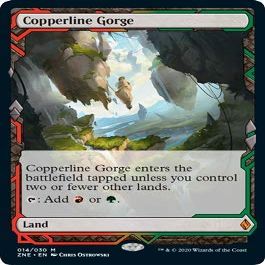 Magic: The Gathering - Copperline Gorge - Foil - Zendikar Rising Expeditions