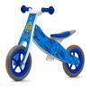 Milly Mally Look Wooden Wheel Ride-On 2-in-1 Blue Army view 2