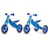 Milly Mally Look Wooden Wheel Ride-On 2-in-1 Blue Army view 3