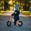 Milly Mally Look Wooden Wheel Ride-On 2-in-1 Blue Army view 4