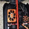 GPM for Arrma 1/5 KRATON 8S BLX/Outcast 8S BLX Upgrade Parts Aluminum Motor Heatsink with Cooling Fan - 1 Set Blue view 2