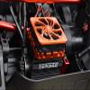 GPM for Arrma 1/5 KRATON 8S BLX/Outcast 8S BLX Upgrade Parts Aluminum Motor Heatsink with Cooling Fan - 1 Set Green view 4