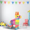 The Dreidel Company Mini Donkey Pinatas, Little Rainbow Donkey Pinatas for Birthday, Cinco De Mayo, Fiestas Decorations Party Favors, 3-Pack 4" x 7" Inches view 3
