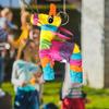The Dreidel Company Mini Donkey Pinatas, Little Rainbow Donkey Pinatas for Birthday, Cinco De Mayo, Fiestas Decorations Party Favors, 3-Pack 4" x 7" Inches view 4