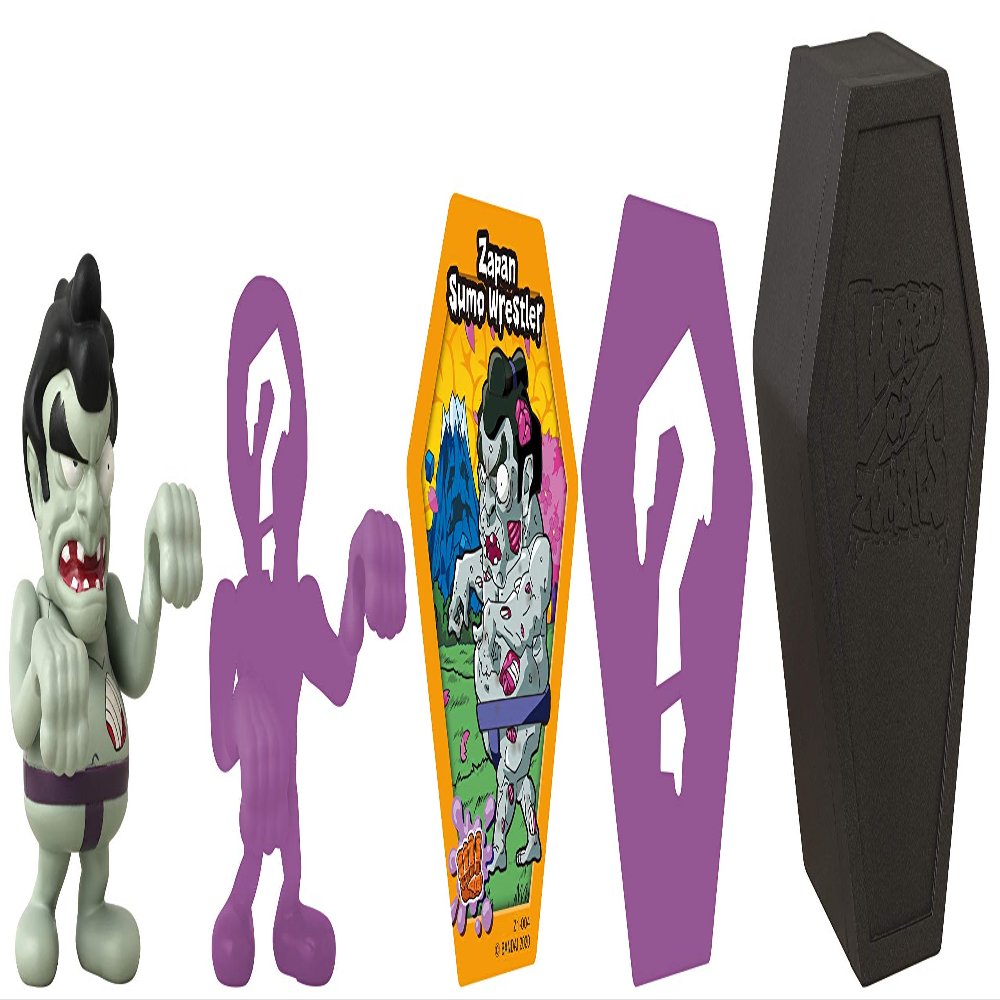Bandai Namco - World of Zombies 2-Pack 2.5 Inch Figure - Zapan Sumo Wrestler and Secret Figure
