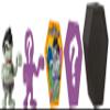 Bandai Namco - World of Zombies 2-Pack 2.5 Inch Figure - Zapan Sumo Wrestler and Secret Figure view 1