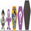 Bandai Namco - World of Zombies 2-Pack 2.5 Inch Figure - Zapan Sumo Wrestler and Secret Figure view 2