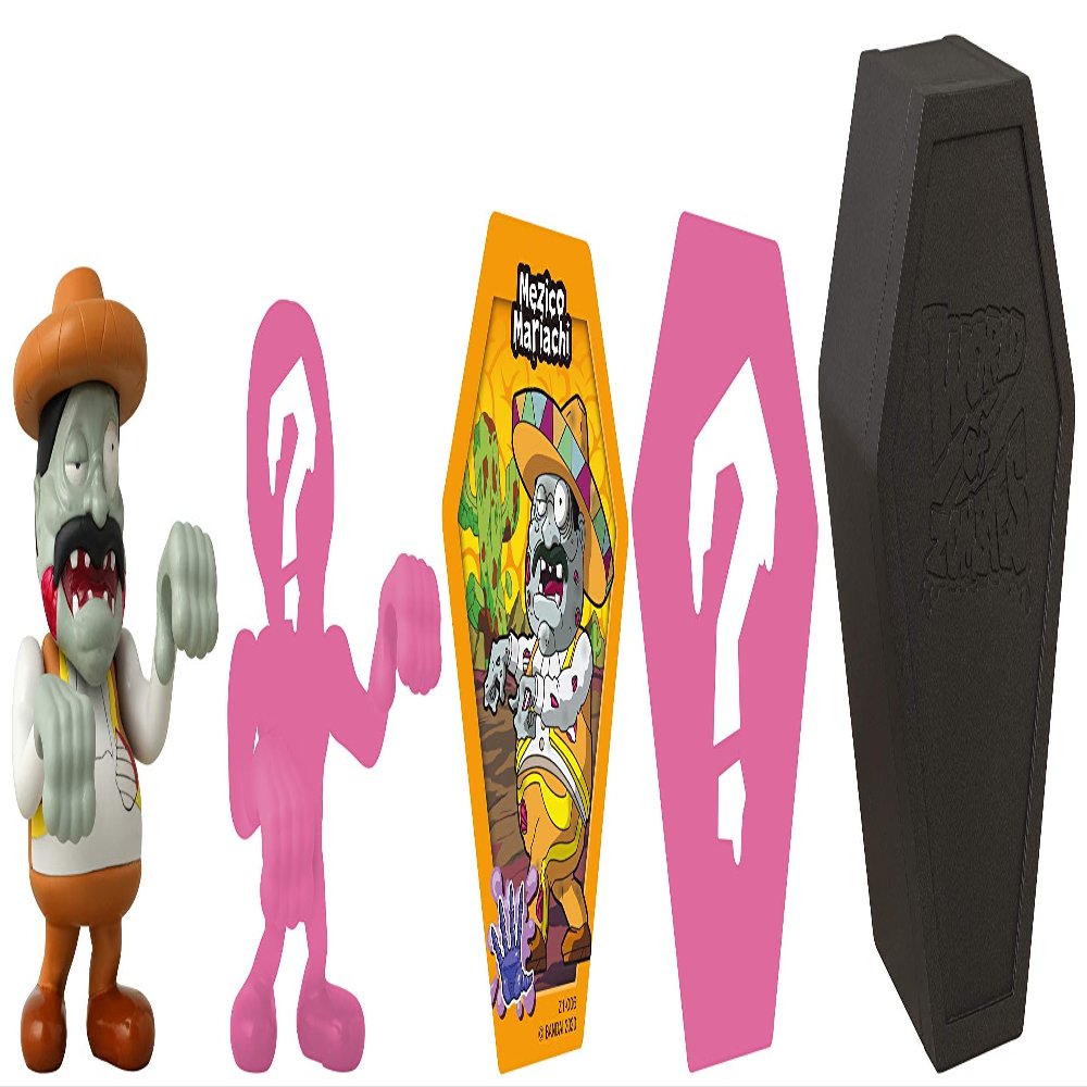 Bandai Namco - World of Zombies 2-Pack 2.5 Inch Figure - Mezico Mariachi and Secret Figure