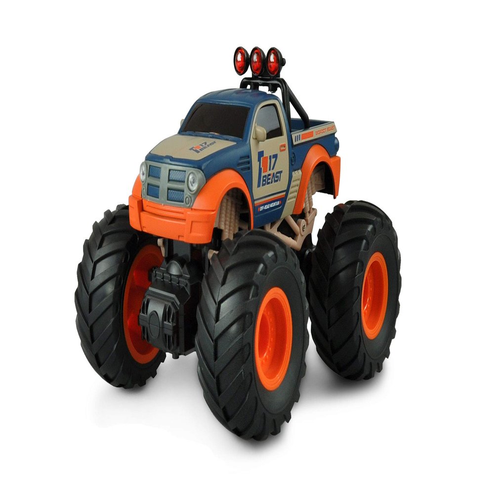 Amewi 22483 Big Buster Monster Truck 1:18 Remote Controlled 2.4 GHz RTR Orange/Blue