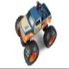 Amewi 22483 Big Buster Monster Truck 1:18 Remote Controlled 2.4 GHz RTR Orange/Blue view 3