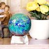 MOVA Van Gogh Irises 4.5  Solar Rotating Globe Inspired by Famous Painting | Art Desk Dcor | No Batteries or Wires view 2