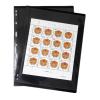 MUDOR Vario Stamp Pages for Stamp Album Binder, 10 Sheet (20 Page) 1 Row Pages for Stamp Collectors, Professional Pack (1 Row) view 1