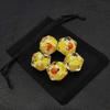 BESCON DICE Yellow Duck 20 Sides Dice Set of 5, Duck D20 5pcs Set view 1