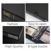 MUDOR Empty Stamp Albums Stockbook for Professional Collectors, Classic Binder with Slipcase (Black) view 3
