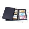 MUDOR Empty Stamp Albums Stockbook for Professional Collectors, Classic Binder with Slipcase (Black) view 4
