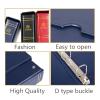 MUDOR Empty Stamp Albums Stockbook for Professional Collectors, Classic Binder with Slipcase (Blue) view 3