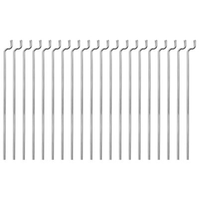 uxcell 1.2mm x 450mm (17.7 Inch) Steel Z Pull/Push Rods Parts for RC Airplane Plane Boat Replacement (Pack of 20)