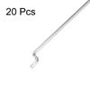 uxcell 1.2mm x 450mm (17.7 Inch) Steel Z Pull/Push Rods Parts for RC Airplane Plane Boat Replacement (Pack of 20) view 3