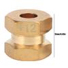 Dilwe RC Car Combiner, Brass Combiner Upgrade Accessory Compatible with SCX10 90046 90047 1/10 RC Crawler Car(12mm) view 2
