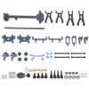 Upgrade Spare Parts Set Central Drive Shaft Steering Linkage Swivel arm Rear hub for A959 A969 A979 K929 1/18 RC Car (Color) view 1