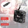 ARRAROWN 30mm RC Motor Heatsink 28000RPM ESC Cooling Fan for RC Car 1/8 1/10 1/12 Scale 540 550 Brushless Motor (Black+Silver) view 3