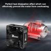ARRAROWN 30mm RC Motor Heatsink 28000RPM ESC Cooling Fan for RC Car 1/8 1/10 1/12 Scale 540 550 Brushless Motor (Black+Silver) view 4