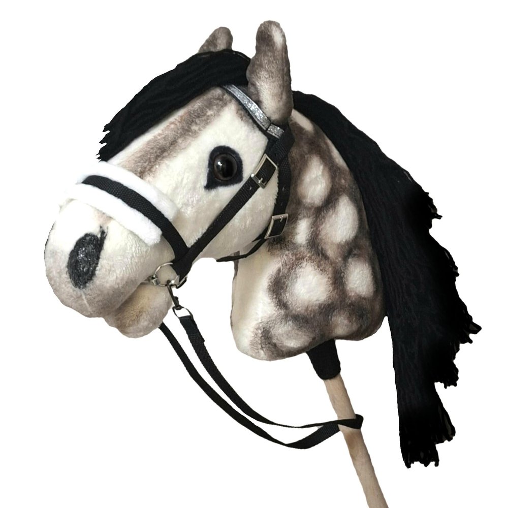 Dapple Hobby Horse on a Stick Horse for Children Toy Horse on Stick