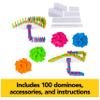 Spin Master Games, Lily Hevesh H5 Domino Creations 100-Piece Neon Dominoes Set, Building Toys for Kids & Family, Classic Activity Game, 1 & Up Players, for Ages 5 & Up view 3