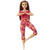 Barbie Made to Move Doll, Curvy, with 22 Flexible Joints & Long Straight Red Hair Wearing Athleisure-wear for Kids 3 to 7 Years Old view 1