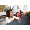 Barbie Made to Move Doll, Curvy, with 22 Flexible Joints & Long Straight Red Hair Wearing Athleisure-wear for Kids 3 to 7 Years Old view 2
