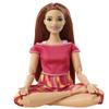 Barbie Made to Move Doll, Curvy, with 22 Flexible Joints & Long Straight Red Hair Wearing Athleisure-wear for Kids 3 to 7 Years Old view 3