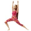 Barbie Made to Move Doll, Curvy, with 22 Flexible Joints & Long Straight Red Hair Wearing Athleisure-wear for Kids 3 to 7 Years Old view 4