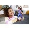 Barbie Made to Move Doll with 22 Flexible Joints & Curly Brunette Ponytail Wearing Athleisure-wear for Kids 3 to 7 Years Old view 2
