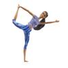 Barbie Made to Move Doll with 22 Flexible Joints & Curly Brunette Ponytail Wearing Athleisure-wear for Kids 3 to 7 Years Old view 4