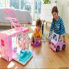 Barbie Camper, Doll Playset with 50 Accessories, Transforms into Truck, Boat & House, Includes Pool, 3-in-1 Dream Camper, GHL93 view 3