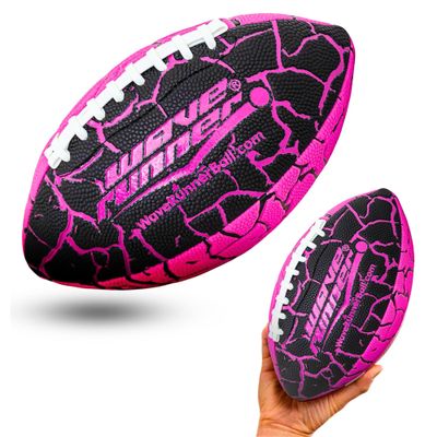 Wave Runner Grip It Waterproof Junior Size Football, 9.25 Size, Durable & Double Laced, Perfect for Beach Accessories, Kids Games, Pool Toys, Outdoor Games, All-Weather Indoor & Outdoor Play