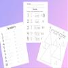 194 Coloring Pages Letters ABC PDF, Educational Printable Cute Alphabet Numbers Easy Color Pages to Print, Colouring Pages for Kids Preschoolers, Activity at Home, Instant Download view 3