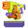 DART ZONE Savage Spin Semi-Auto Foam Dart Blaster  45-Dart Triple-Drum Motorized Foam Dart Gun  NERF Dart Compatible Soft Bullet Toy Gun for Kids w. 90 Darts  AKA Adventure Force Gun  80 ft Range view 1