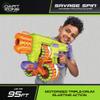 DART ZONE Savage Spin Semi-Auto Foam Dart Blaster  45-Dart Triple-Drum Motorized Foam Dart Gun  NERF Dart Compatible Soft Bullet Toy Gun for Kids w. 90 Darts  AKA Adventure Force Gun  80 ft Range view 4