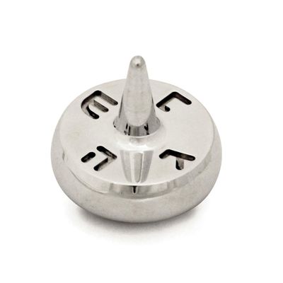 Custom Colors Aluminum Hanukkah Dreidel Hanukkah gift Dimensions: 1.25"w x 1.25"h