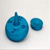 Custom Colors Aluminum Hanukkah Dreidel Hanukkah gift Dimensions: 1.25"w x 1.25"h view 2