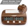 LEAP Chess Clock Digital Chess Timer Professional for Board Games Timer with Alarm Function (Official Store) Wood Appearance view 3